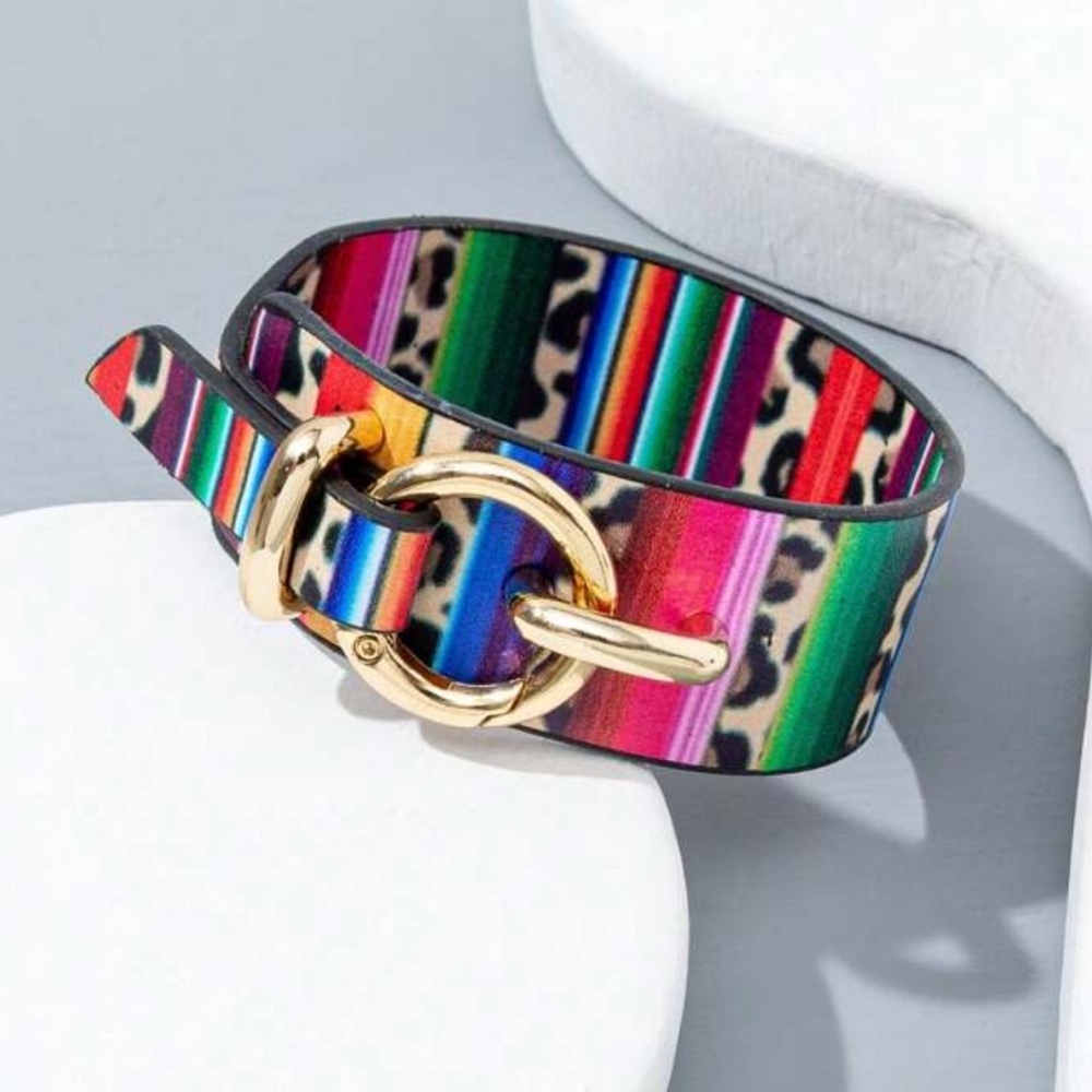 Colorful Striped Women's Bracelet